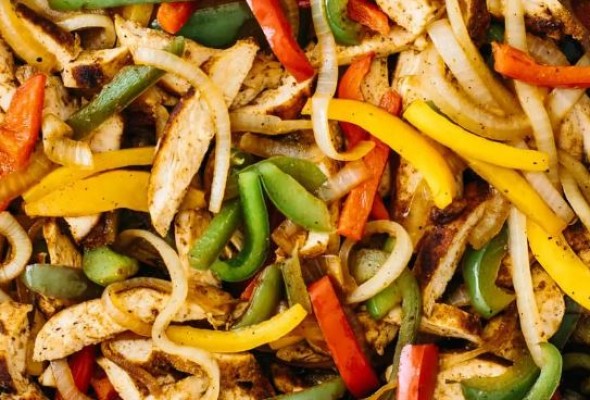 Chicken fajitas