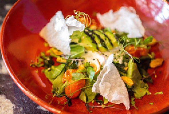 BURRATA CHEESE MARINATED WITH MISO