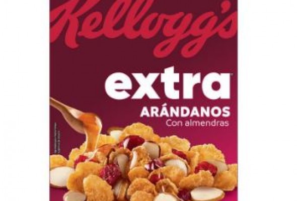 Extra kellogs cereal with cranberries