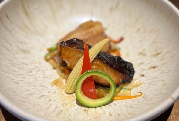 Broiled Black cod