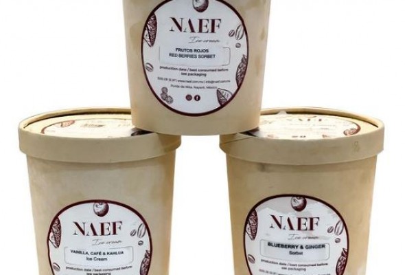 Naef Cacao & Coffee ice cream